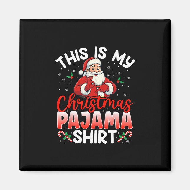 Íman 67 Meme Six Seven Roupas de Natal Engraçadas Santa (Frente)