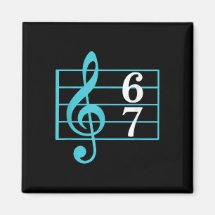 Íman 67 Música Meme Gíria Seis Sete Professor de Música