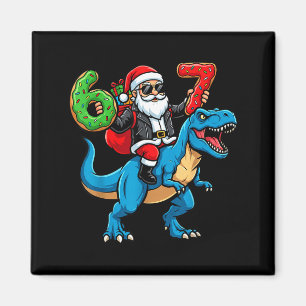 Íman 67 Natal 6 7 Meme Divertido Papai Noel Seis Sete N