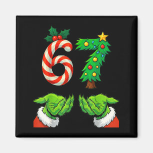 Íman 67 Natal 6 7 Meme Mãos Juventude Geração Alfa Para