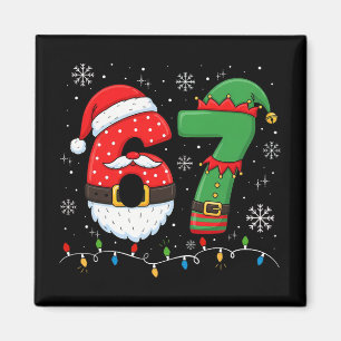 Íman 67 Natal 6 7 Meme Pijamas Festa Gen Alpha Sl
