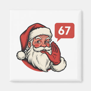 Íman 67 Natal Alegre Seis Sete Rotação Cerebral Papai N