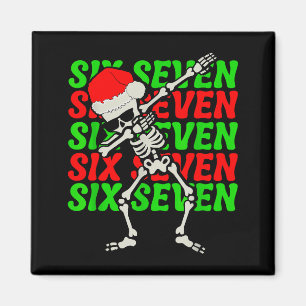 Íman 67 Natal Divertido Seis Sete Meme Brainrot Dabbing
