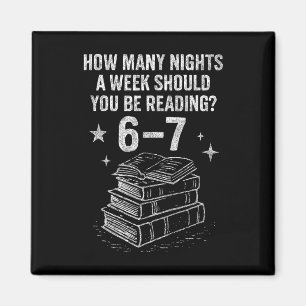 Íman 67 Noites Meme de Leitura Para Bibliófilos Inglês