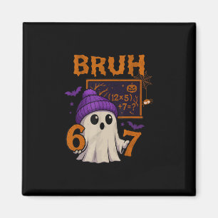 Íman 67 Professor Fantasma de Halloween Seis Sete Meme 