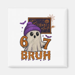 Íman 67 Professor Fantasma de Halloween Seis Sete Meme 