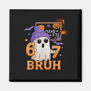 Íman 67 Professor Fantasma de Halloween Seis Sete Meme