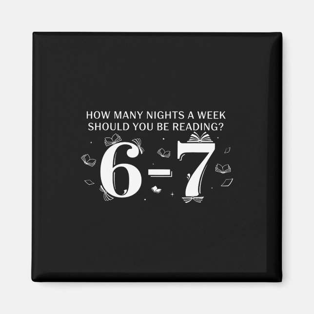 Íman 67 Professor Quantas Noites Por Semana Você Deve (Frente)
