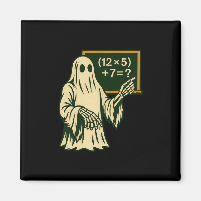 Íman 67 Professora Halloween Fantasma Seis Sete Meme Br (Frente)