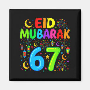 Íman 67 seis sete feliz eid mubarak crianças eid al