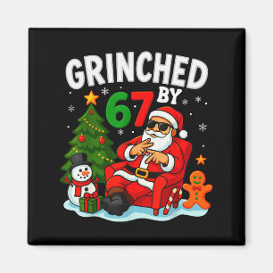Íman 67 Seis Sete Meme Natal Grinched Por 6-7 Geração A