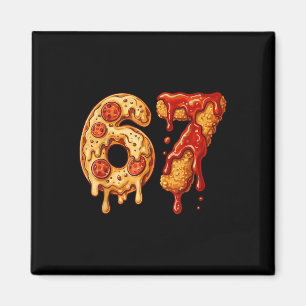 Íman 67 Six Seven 6-7 Pizza & Chicken Nugget - Bra Kids