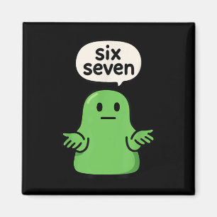 Íman 67 Six Seven 6-7 Slime de Blob Verde - Bra Diverti