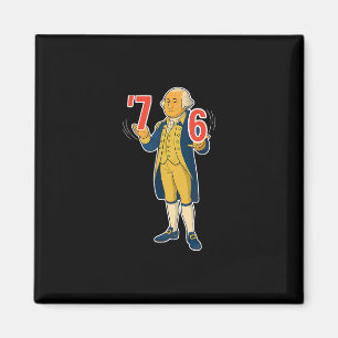 Íman 67 Six Seven Meme Engraçado George Washington 