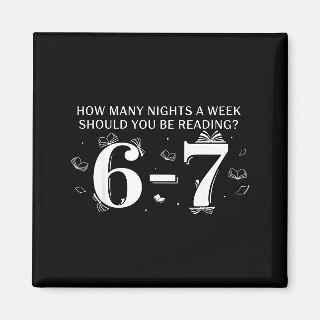 Íman 67 Teacher How Many Nights A Week Should You Be Re (Frente)