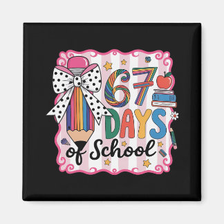 Íman 67th Day Of School 67 Six Seven Math Teacher 