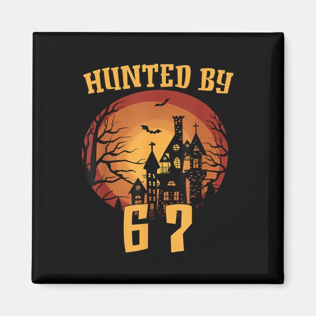 Íman 6 7 Halloween 67 Meme Seis Sete Assombrado Geração (Frente)