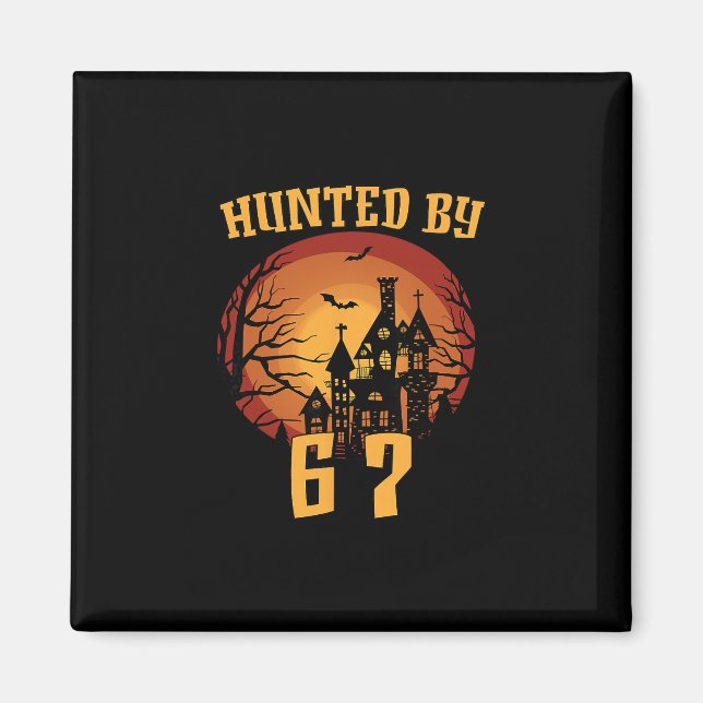 Íman 6 7 Halloween 67 Meme Seis Sete General Assombrado (Frente)