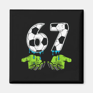 Íman 6 7 Meme Futebol Gotejamento Engraçado 67 Seis Set