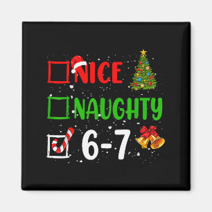 Íman 6-7 Meme Legal Travesso 67 Natal Divertido Natal C