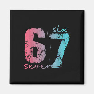Íman 6 7 Seis Sete Camiseta Engraçada de Meme para Mulh