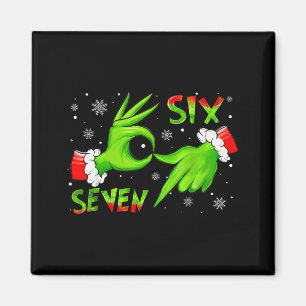 Íman 6 7 Seis Sete Mão Geração Z Alpha Meme Gíria Natal