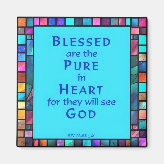 Íman 6 Beatidão do Sermão de Jesus no Monte (Frente)