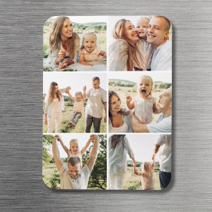 Íman 6 Colagem de Fotos Personalizado Moderno Simples
