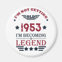 Íman 70 de aniversário personalizado