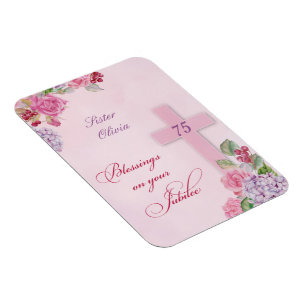 Íman 75.º aniversário da vida religiosa freira catól