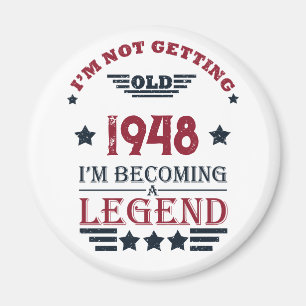 Íman 75 anos de idade personalizados