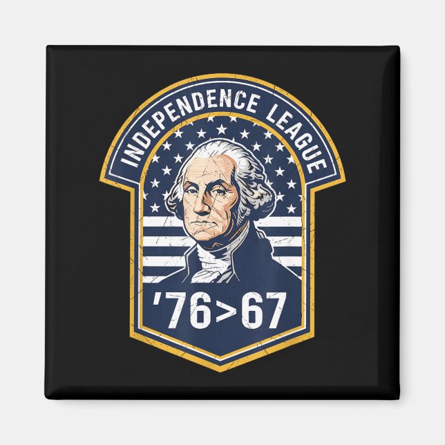Íman 76 Maior Que 67 George Washington História Diversã (Frente)