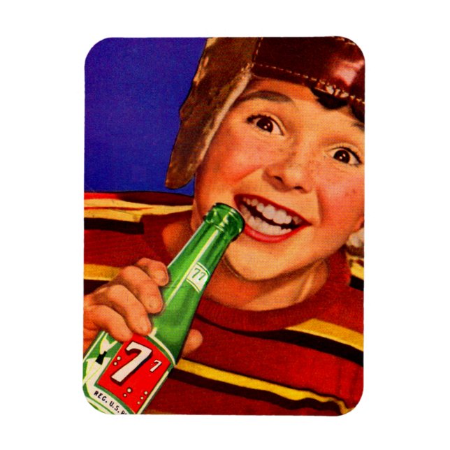 Íman "77 soda ad 1950 (Vertical)