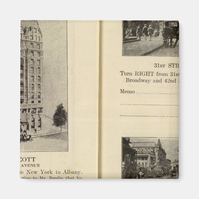 Íman 79496 Hotel Wolcott Broadway em 31º e 42º (Frente)