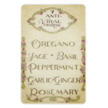 7 Herbos antivíricos de 4" x 6"