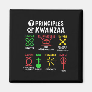 Íman 7 Princípios Dos Homens Negros Americanos De Kwanz