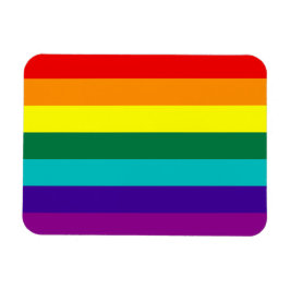 Íman 7 Stripes Arco-Orgulho gay Sinalizador Premium Mag