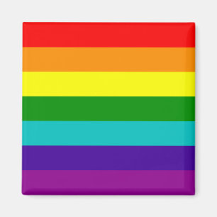 Íman 7 Stripes Rainbow Gay Pride Flag Magnet