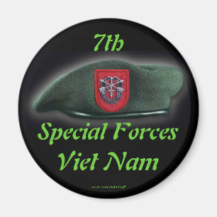Íman 7o ímã das boinas verdes dos veteranos das forç