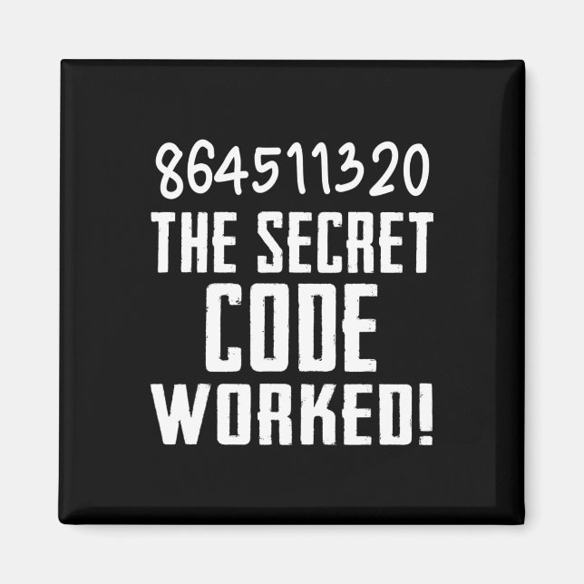 Íman 864511320 O Código Secreto Funcionou! Trump Perdeu (Frente)