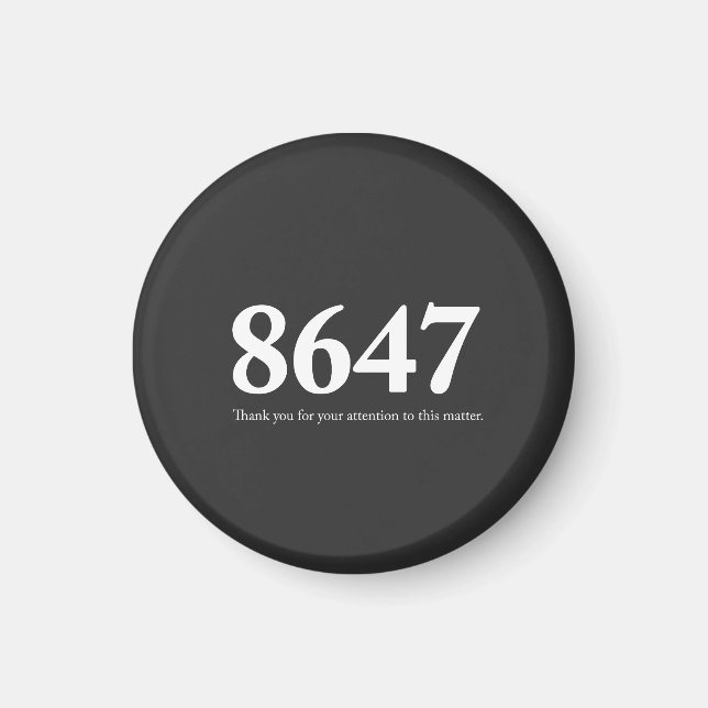 ÍMAN 8647  (Frente)