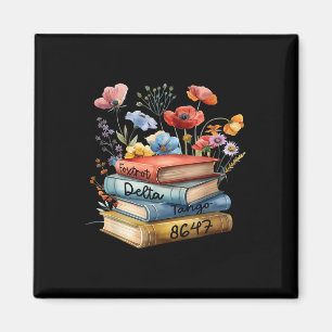 Íman 8647 Flor do Livro Foxtrots Deltas Tangos
