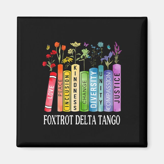 Íman 8647 Foxtrots Tangos Deltas Flor Resistente Boo (Frente)