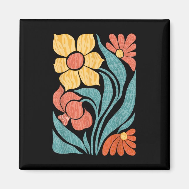 Íman 8647 Sutil Anti Trump Floral Boho (Frente)