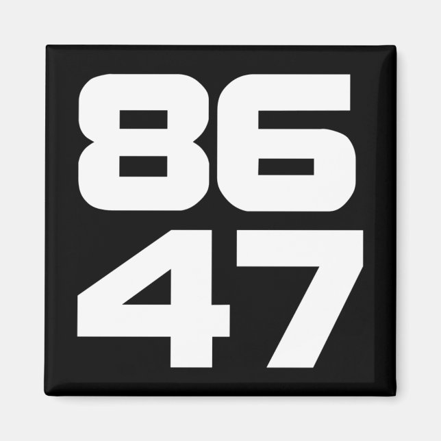 Íman 86 47 Projeto Anti-Trump Resist 2025 (Frente)