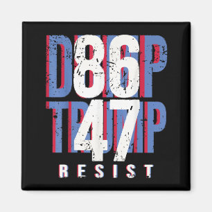 Íman 86 47 Shirt Anti Trump Impeach 47 Dump Trump