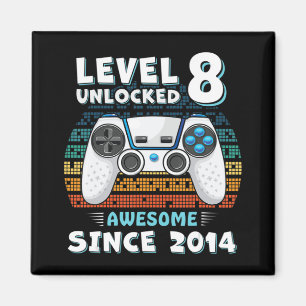 Íman 8 anos BDay Son Boy Gamer 8 8 anos B