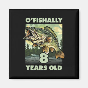 Íman 8 anos Pescador O'fishally 8 pescando 8º aniversár