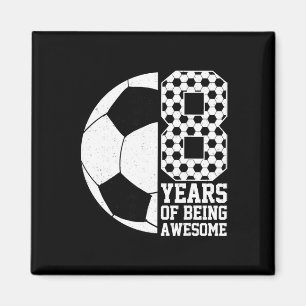 Íman 8 Anos Sendo Incrível Amante de Futebol Infantil 8