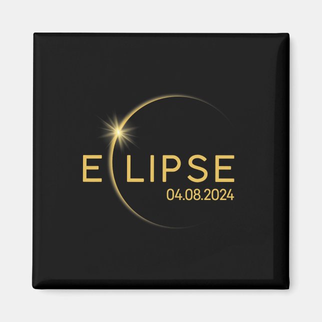 Íman 8 Eclipse Solar Total 2024 (Frente)